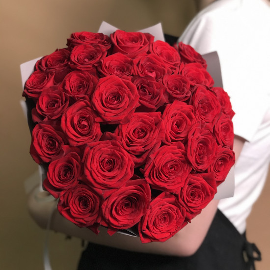 Розы Букет из 35 красных роз (40 см)