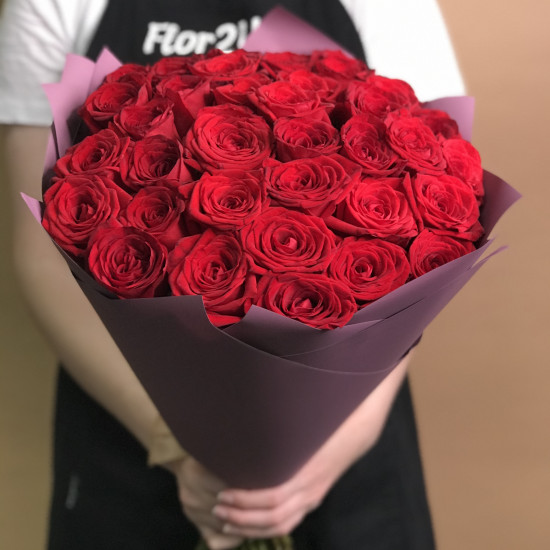 Розы Букет из 35 красных роз (60 см)